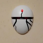 Byr Evileye mask (Sadece Plastik Aparattır!!!) 3D thumbnail 1