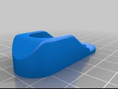 Byr Dolap Çubuğu Destek Braketi (Sadece Plastik Aparattır!!!) 3D - 2