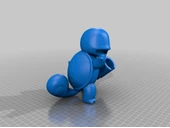 Byr Squirtle - Duş başlığı tutacağı (Sadece Plastik Aparattır!!!) 3D thumbnail 1