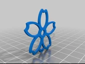 Byr Sakura Küpe/Kolye (Plastik Aparattır!!!) 3D thumbnail 2