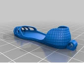 Byr Recreus Sandalet Anahtarlık (Sadece Plastik Aparattır!!!) 3D - 1