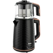 Fakir Tastea Siyah Rose 1650 W Cam Demlikli Çay Makinesi - 1