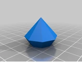 Byr Büyük elmas küpeler (Plastik Aparattır!!!) 3D - 1