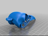 Byr Kuzgun Kafatası Kolye (Sadece Plastik Aparattır!!!) 3D thumbnail 3