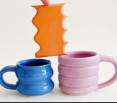 Byr İki Taraflı Dalgalı Çömlekçilik Kaburga (Sadece Plastik Aparattır!!!) 3D - 1