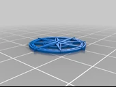 Byr Compas kolye / anahtarlık (Plastik Aparattır!!!) 3D thumbnail 2