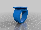 Byr Purdue Yüzük 01 (Sadece Plastik Aparattır!!!) 3D thumbnail 2