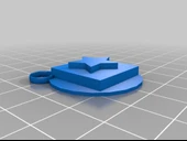 Byr Anahtarlama Kolye Yıldızı Kolye Yıldız Anahtarlığı (Plastik Aparattır!!!) 3D thumbnail 3