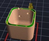 Byr Minimal duş başlığı (Sadece Plastik Aparattır!!!) 3D - 4