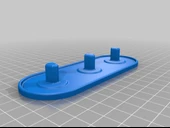 Byr Oral B diş fırçası için üçlü taban (Sadece Plastik Aparattır!!!) 3D - 4