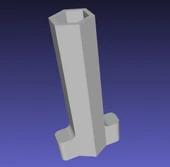 Byr M8/13 mm "Klozet Kapağı" Lokma Anahtar (Sadece Plastik Aparattır!!!) 3D - 1