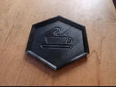 Byr Basit geometrik kahve coaster (Plastik Aparattır!!!) 3D - 2