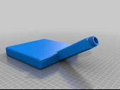 Byr kulplu büyük duş başlığı (Sadece Plastik Aparattır!!!) 3D thumbnail 3