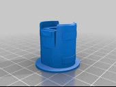 Byr Duravit yavaş kapanan klozet kapağı menteşesi (Sadece Plastik Aparattır!!!) 3D - 2