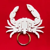 Byr Esnek Yengeç (Artık Hareketli Pençelerle!) + Yüzük (Sadece Plastik Aparattır!!!) 3D thumbnail 2