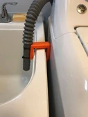 Byr Çamaşır makinesi deşarj tüpü küvet braketi (Sadece Plastik Aparattır!!!) 3D - 1