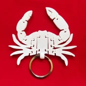 Byr Esnek Yengeç (Artık Hareketli Pençelerle!) + Yüzük (Sadece Plastik Aparattır!!!) 3D thumbnail 1