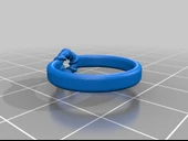 Byr Bükülmüş altıgen yüzük (Plastik Aparattır!!!) 3D thumbnail 1