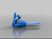 Byr Kitaptaki Kız - Bookmark / Bookmark (Sadece Plastik Aparattır!!!) 3D - 3