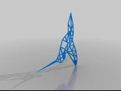 Byr Geometrik Kuş Duvar Tablosu 3mm (Sadece Plastik Aparattır!!!) 3D thumbnail 4