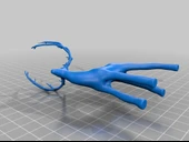 Byr Ren geyiği yılbaşı ağacı süsü (Sadece Plastik Aparattır!!!) 3D thumbnail 3