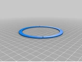 Byr Audeze LCD serisi için boş yüzük ızgarası (Plastik Aparattır!!!) 3D thumbnail 1