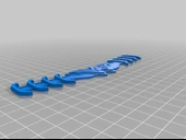 Byr Wonder Woman Kulak Koruyucu COVİD Cerrahi Maske Askısı (Plastik Aparattır!!!) 3D thumbnail 3