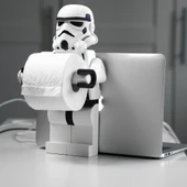 Stormtrooper Lego Tuvalet Kağıdı Tutucusu (Plastik Aparattır!!!) - 2