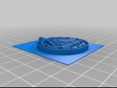 Byr Solomon Seal Luck Kral Kolye Zanaat Büyüsü (Plastik Aparattır!!!) 3D thumbnail 3