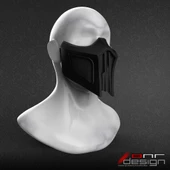 Byr Covit-19 Noob-Saibot'tan ilham alan Maske (Sadece Plastik Aparattır!!!) 3D - 1