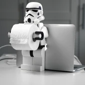 Stormtrooper Lego Tuvalet Kağıdı Tutucusu (Plastik Aparattır!!!) - 1