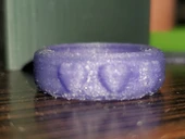 Byr TPU Tüp Yüzük 3 Kalp (Plastik Aparattır!!!) 3D thumbnail 4