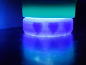 Byr TPU Tüp Yüzük 3 Kalp (Plastik Aparattır!!!) 3D thumbnail 2