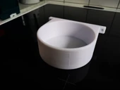 Byr Cam kavanoz duvarı monte raf - Ikea Korken 1L (Sadece Plastik Aparattır!!!) 3D - 4