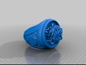 Byr Medusa Başlı Yüzük (Sadece Plastik Aparattır!!!) 3D thumbnail 4