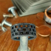 Byr Satranç tahtası desenli yüzük (Plastik Aparattır!!!) 3D thumbnail 3