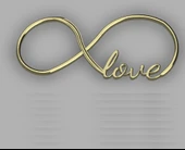 Byr Sonsuz Aşk Charm Stencil Sanat Takı Bilezik Anahtarlık (Plastik Aparattır!!!) 3D thumbnail 1