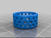 Byr Satranç tahtası desenli yüzük (Plastik Aparattır!!!) 3D thumbnail 5