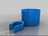 Byr Bebek Arabası Bardak Tutucusu (Sadece Plastik Aparattır!!!) 3D - 1