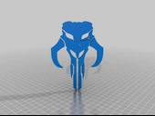 Byr Mandalor Mitosaur Kafatası Sembolü 3 (Sadece Plastik Aparattır!!!) 3D - 1