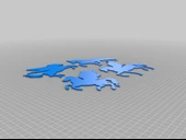 Byr Atlar ve Pegasus 2D Duvar Tablosu (Sadece Plastik Aparattır!!!) 3D thumbnail 3