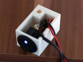20 mm düğme kasası - mini kutu ve muhafaza (Plastik Aparattır!!!) - 1