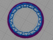 Byr Spiral Vazo Baskı için Sabit Bilezik (Sadece Plastik Aparattır!!!) 3D thumbnail 4