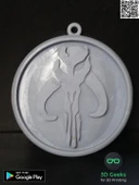 Byr Boba Fett Mandalor Mythosaur Yüksek Rölyef Süsü (Sadece Plastik Aparattır!!!) 3D - 4