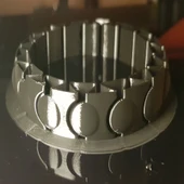 Byr Spiral Vazo Baskı için Sabit Bilezik (Sadece Plastik Aparattır!!!) 3D thumbnail 1