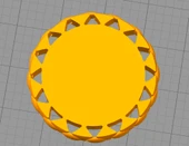 Byr Spiral Vazo Baskı için Sabit Bilezik (Sadece Plastik Aparattır!!!) 3D thumbnail 3