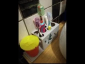 Byr Kelebek diş fırçası tutucusu (Sadece Plastik Aparattır!!!) 3D - 4