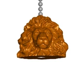 Byr Aslan çekme top zinciri, anahtarlık düğmesi | Sap | FOB | Finialler (Sadece Plastik Aparattır!!!) 3D thumbnail 2