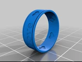 Byr Yüzük Aşk Kalbi (Döndürücü) (Plastik Aparattır!!!) 3D thumbnail 1