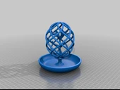 Byr Faberge Yumurta Stili Küpe ve Yüzük Teşhir Standı (Sadece Plastik Aparattır!!!) 3D thumbnail 1